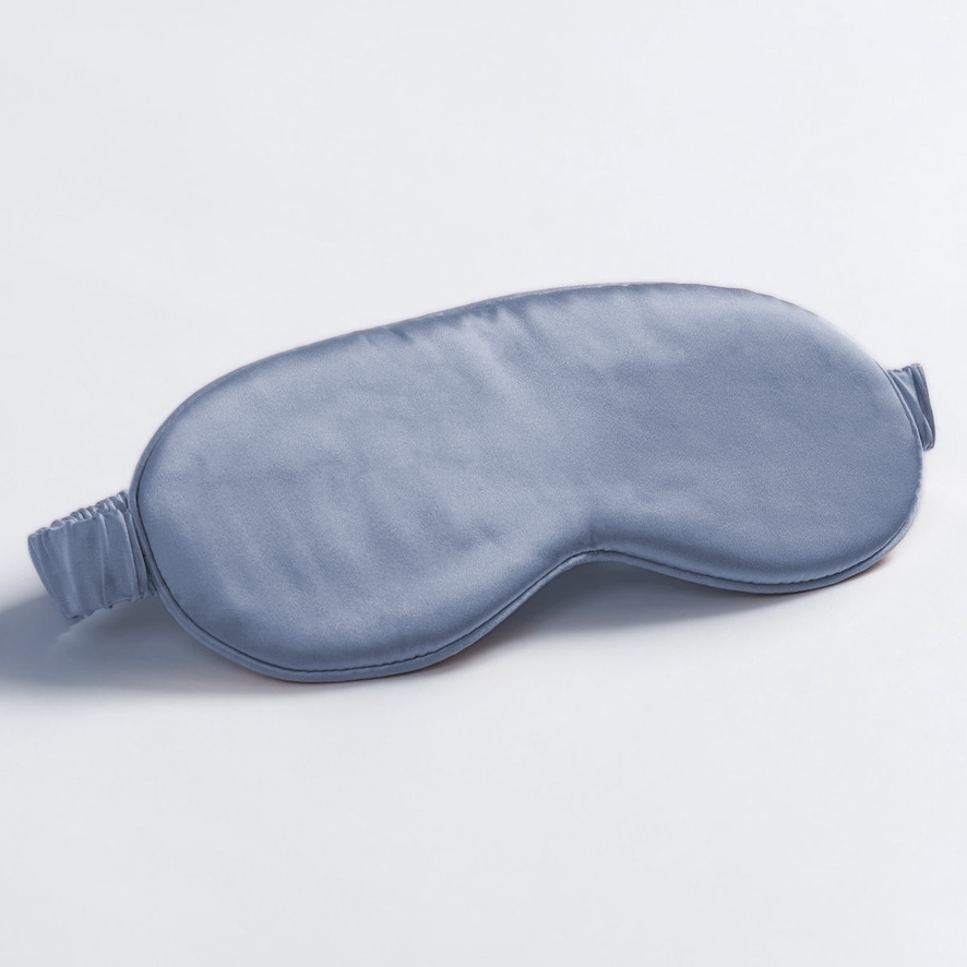 Mulberry Silk Sleep Mask | Gray Blue