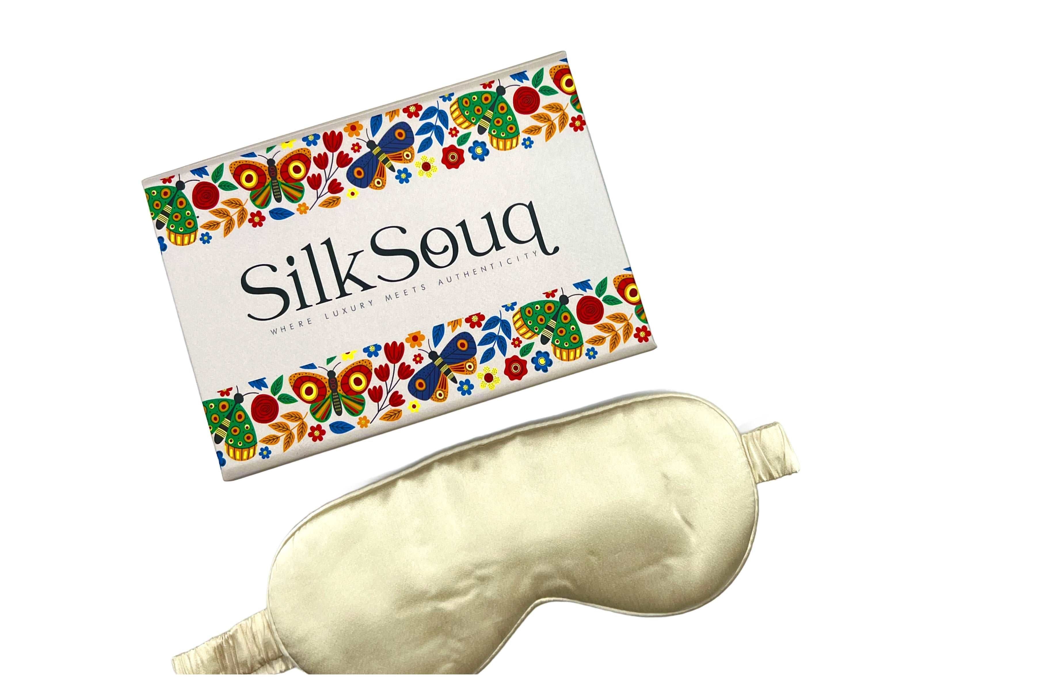 Pure Mulberry Silk Eyemask From Silksouq & Silksouk, Also Known As Silk Souq In Uae