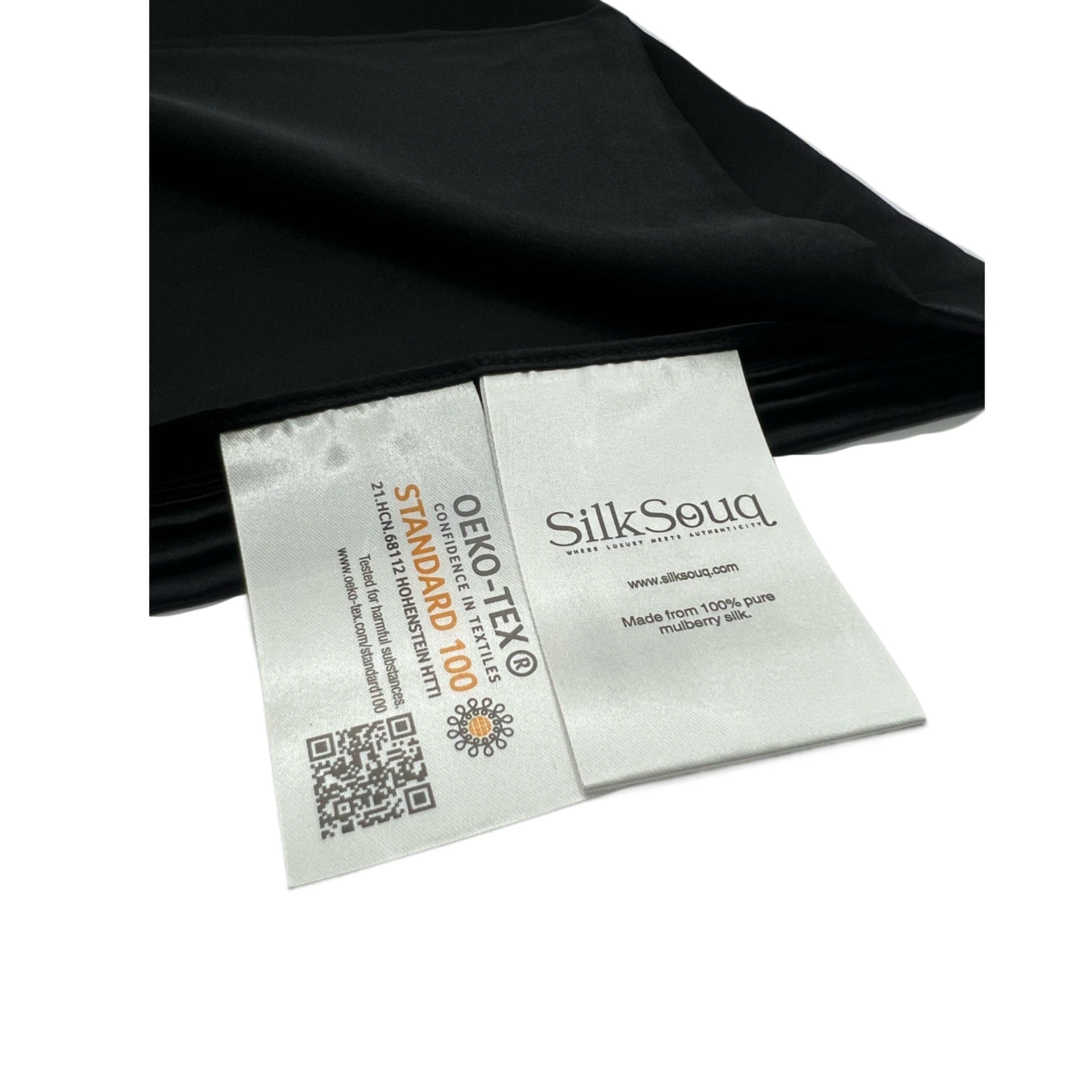 Pure Mulberry Silk Scarf, Hijab From Silksouq & Silksouk, Also Known As Silk Souq In Uae